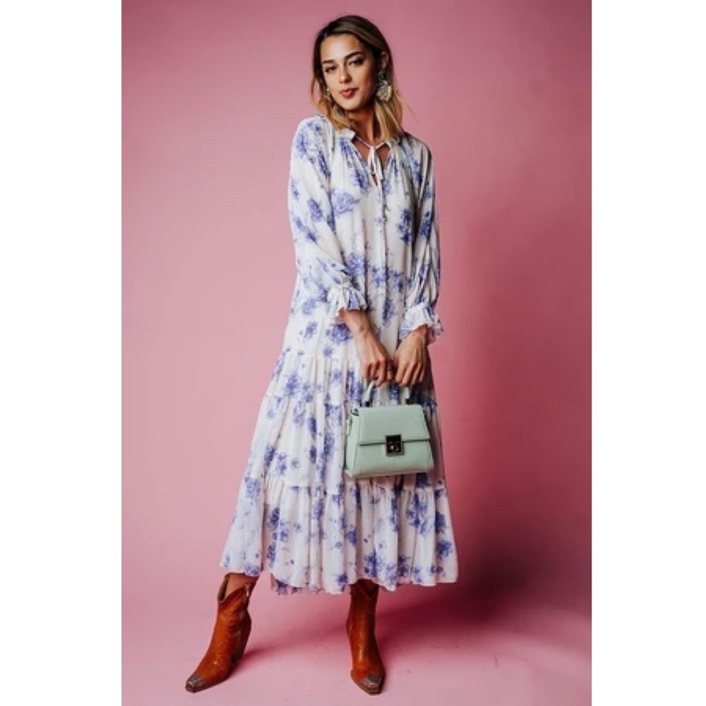 Free People Feeling Groovy Floral Maxi Dress